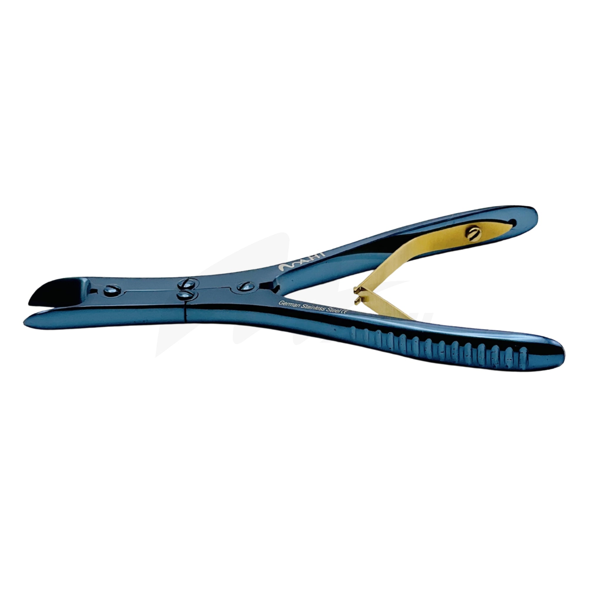 <b>MGS 115</b><br> Bone Cutter Straight 15cm Blue Titanium German Stainless Steel