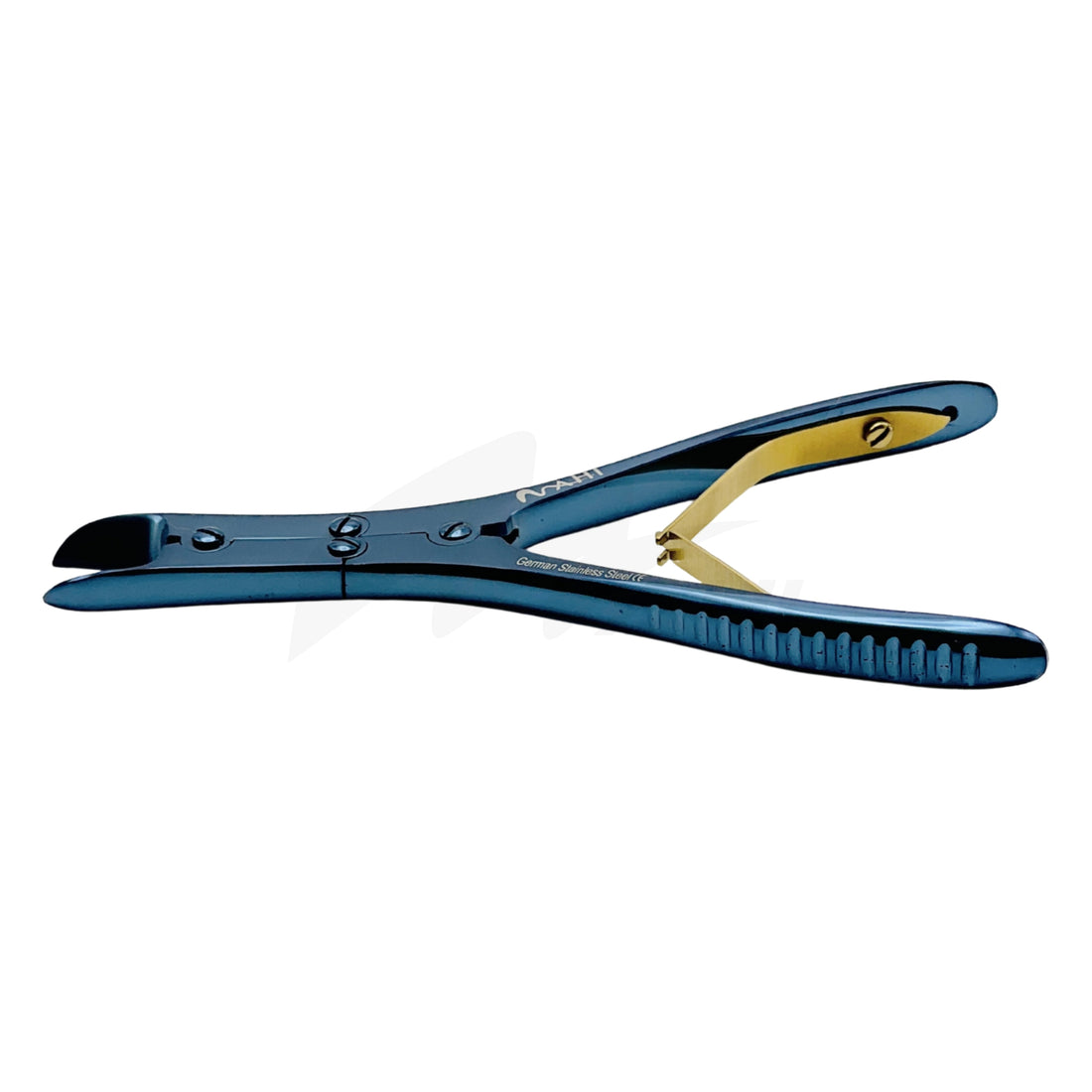 <b>MGS 115</b><br> Bone Cutter Straight 15cm Blue Titanium German Stainless Steel