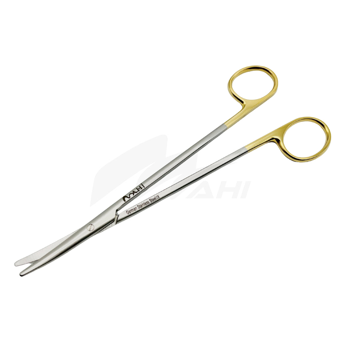 <b>MGS 263</b><br> Metzenbaum Tonsil Scissor With Gold18cm German Stainless Steel