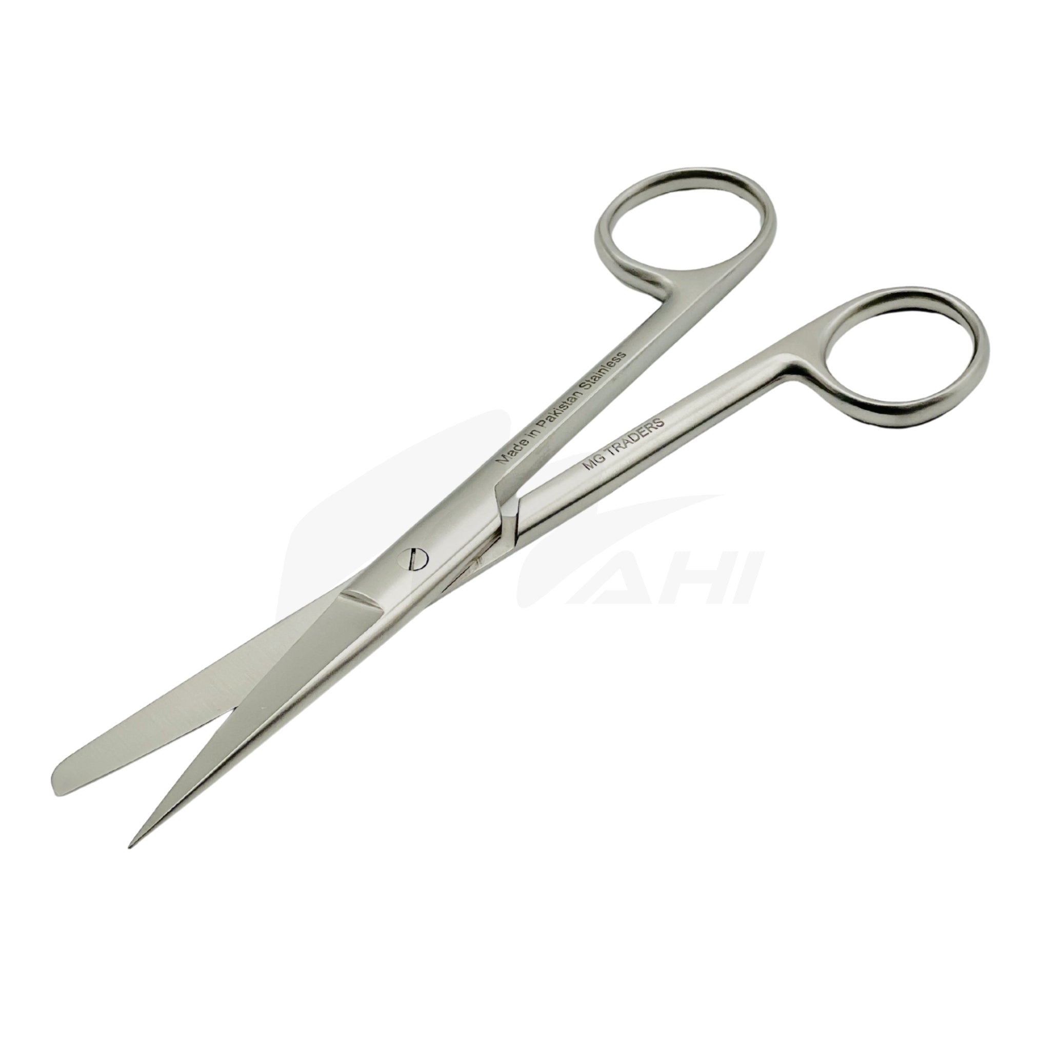 <b>MGS 273</b><br> Dressing Scissors Straight (Sharp +Blunt) 17cm German Stainless Steel