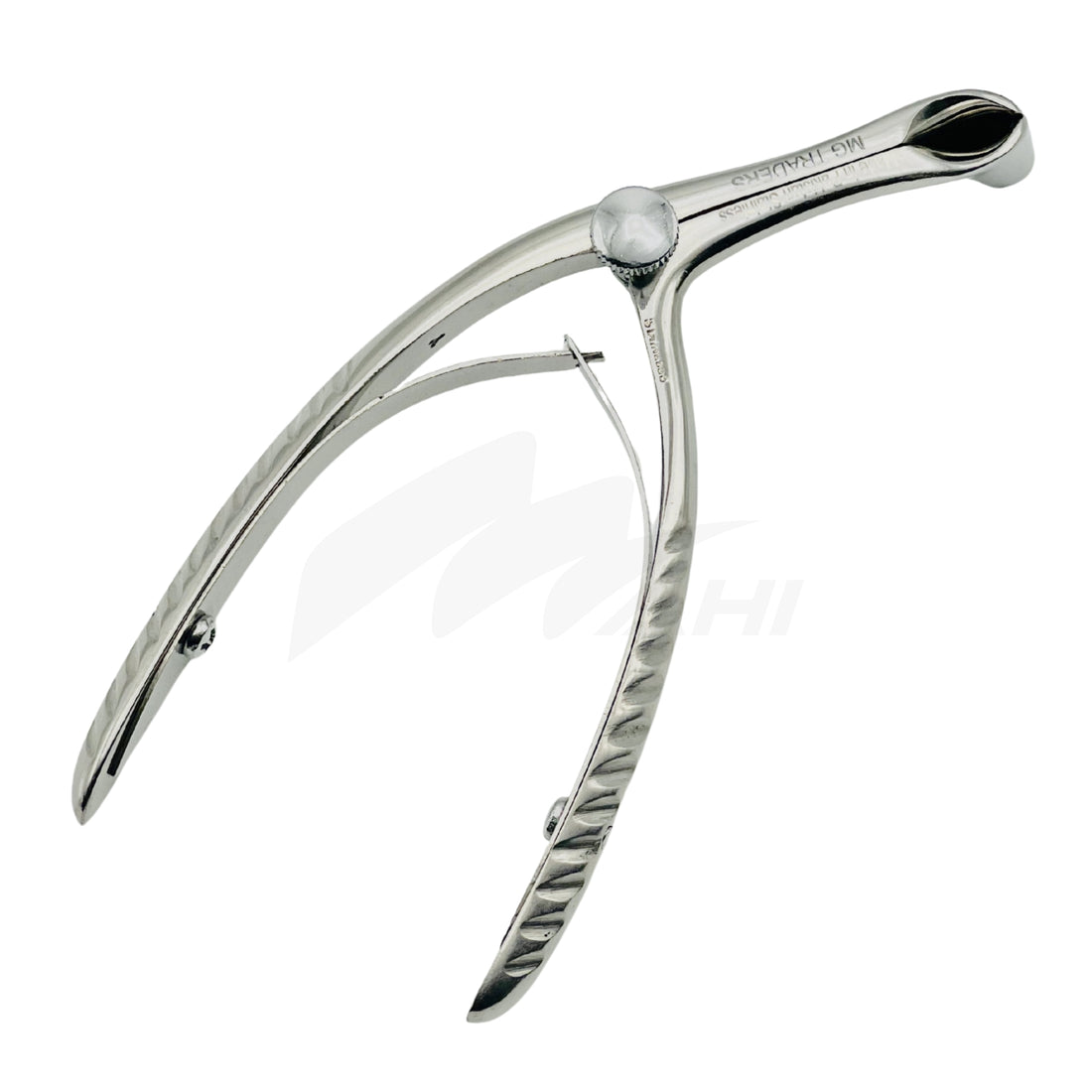 <b>MGS 225</b><br> Nasal Speculum  Curved  12cm German Stainless Steel
