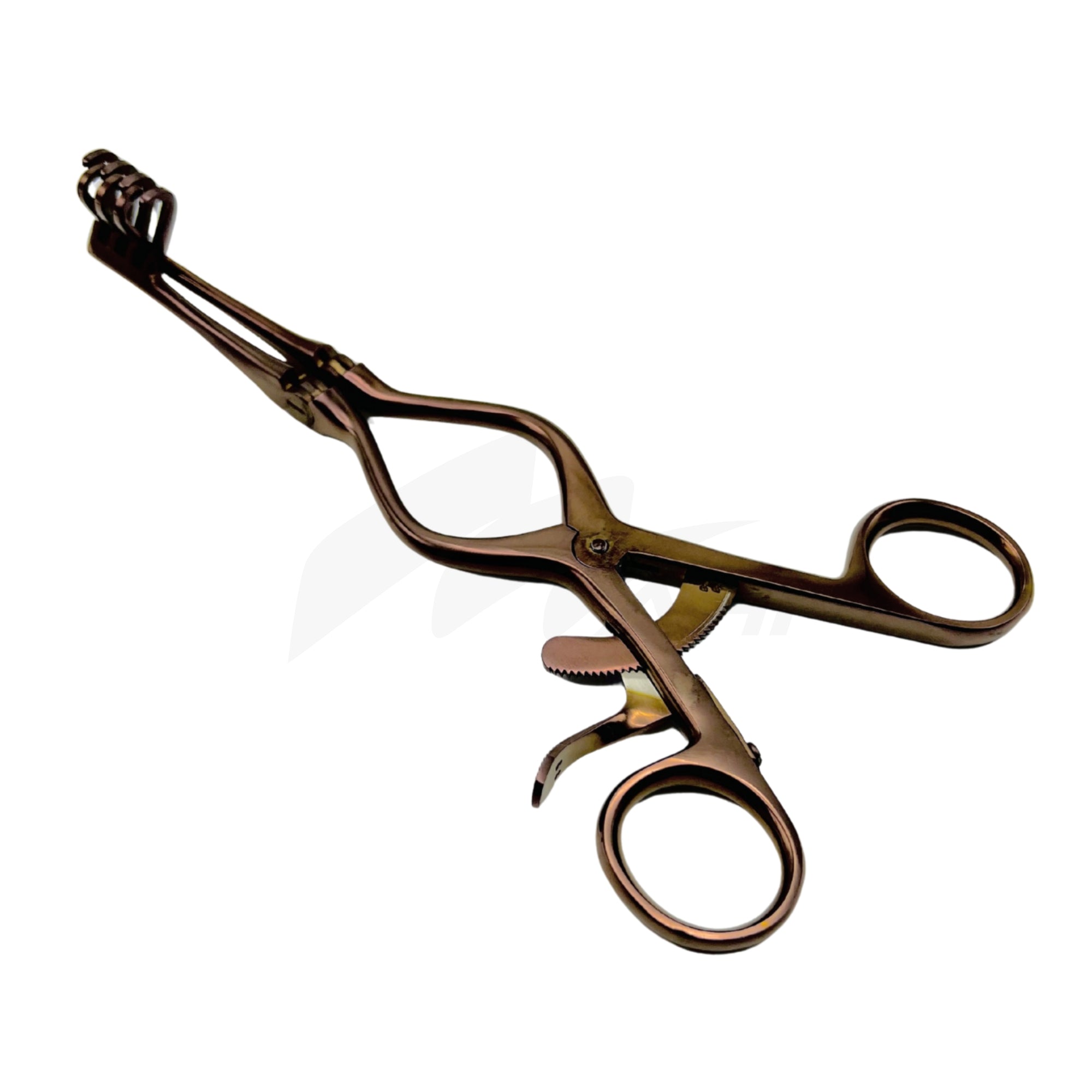 <b>MGS 202</b><br> Self-Retaining Retractor with Extra Hinge Titanium Coted 20cm