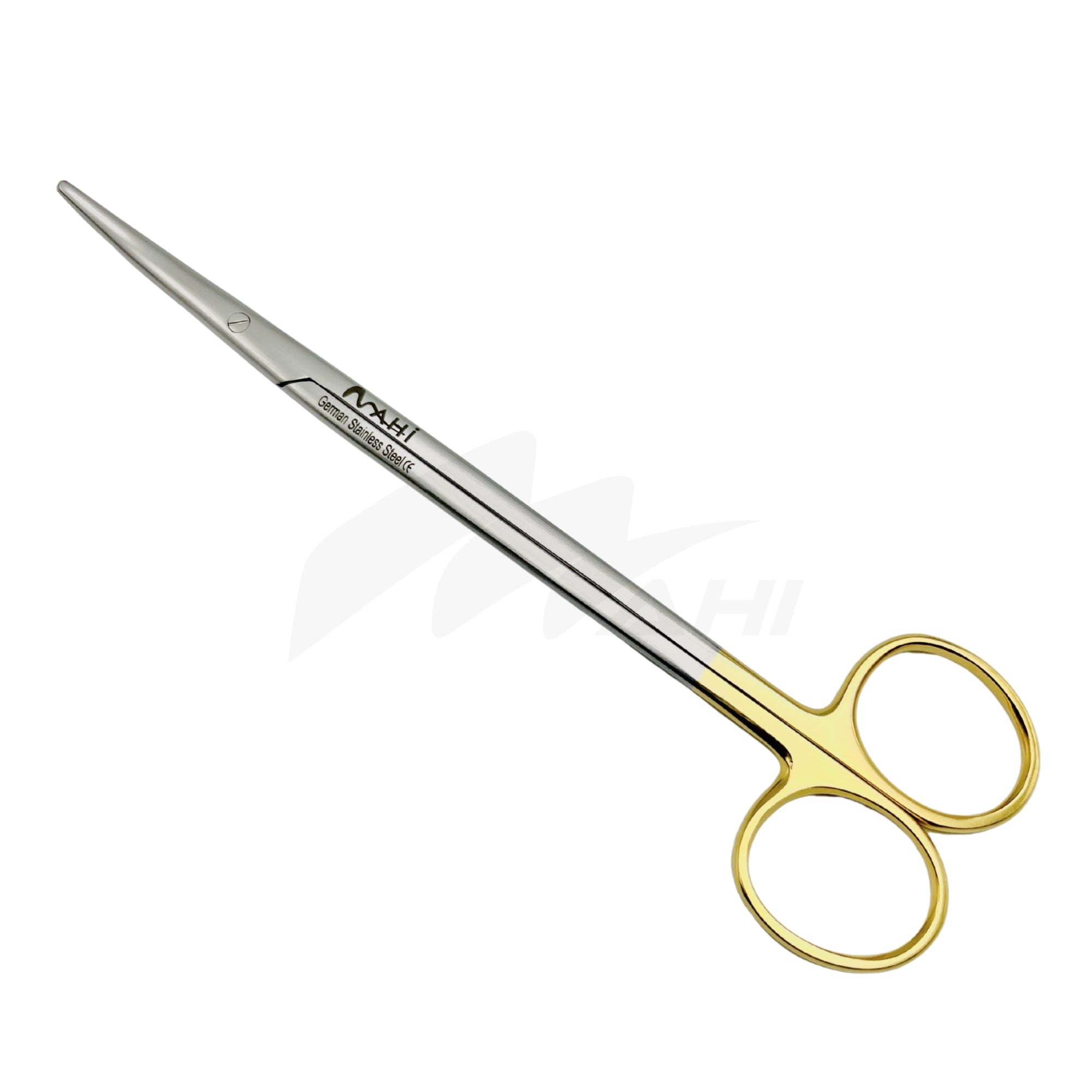 <b>MGS 263</b><br> Metzenbaum Tonsil Scissor With Gold18cm German Stainless Steel