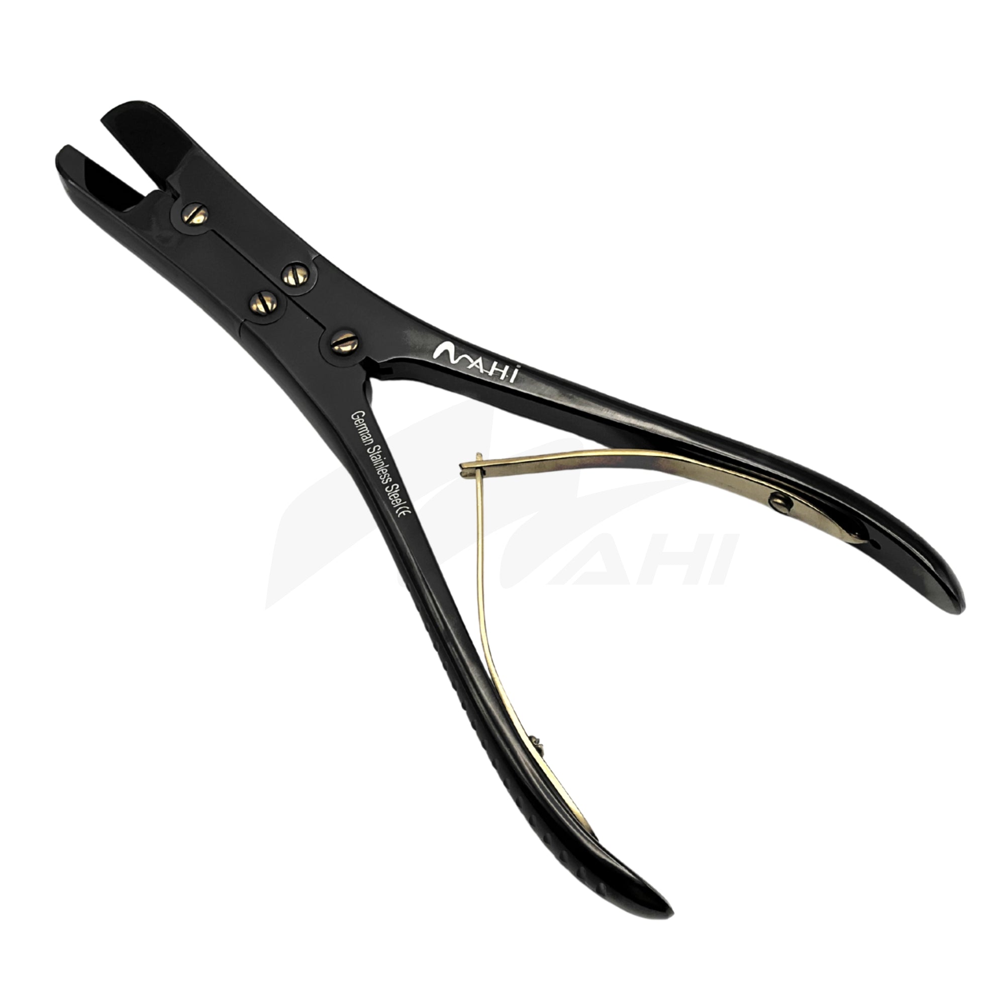 <b>MGS 112</b><br> Bone Cutter Straight 20cm Black Titanium German Stainless Steel